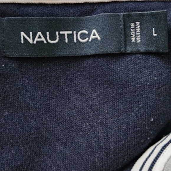 Navy Blue Quarter-Zip Sweater by Nautica - Picture 6 of 8